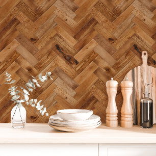 Papier Peint Oak rustique Herringbone