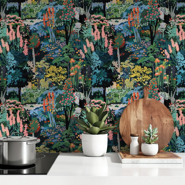 Papier Peint Oasis Jardin Vibrant (Créateur téléchargé)