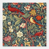 Papier Peint Oiseaux en Fleurs (Recto)