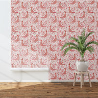 Oiseaux scandinaves rouges et blancs