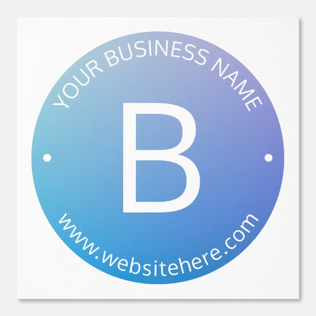 Papier Peint Ombre de fond bleu et violet avec texte modifiable (Recto)