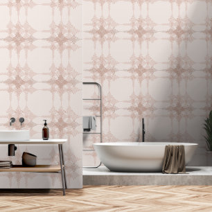 Papier Peint Onde de son en Terracotta de style minimaliste