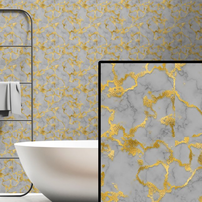 Papier Peint Or gris moyen (Créateur téléchargé)