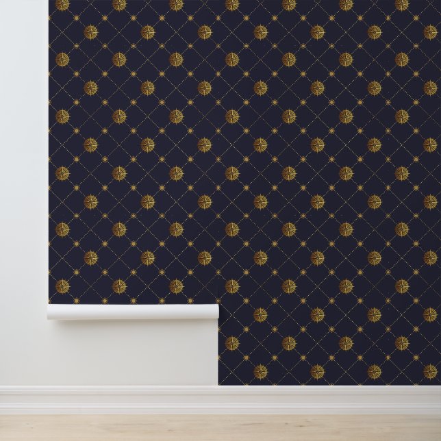Papier Peint Or Nautique (Application)
