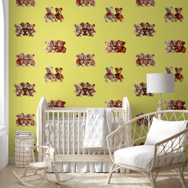 Papier Peint Ours en peluche mignon (Enfants)