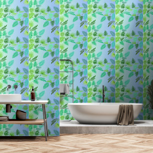 Papier Peint Palm Feuille vacances d'été Tropical vert moderne