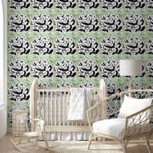 Papier Peint Panda Famille Drôle