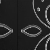 Papier Peint Papel Pintado Metallic flower tile abstract silver (Couture)