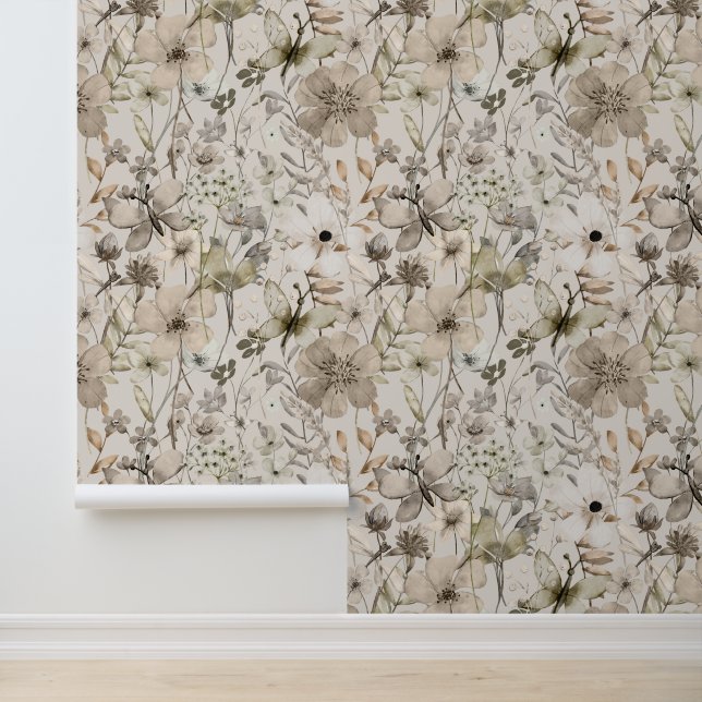 Papier Peint Paradis fleuri  (Application)