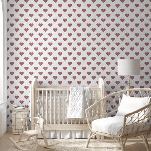 Papier Peint Parties scintillant Rose Gold Coeurs Arrière - pla