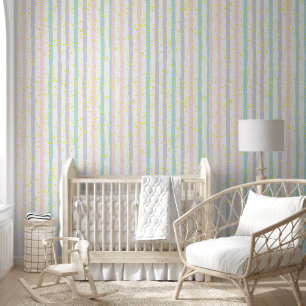 Papier Peint Pastel Stripes et Nursery Pois