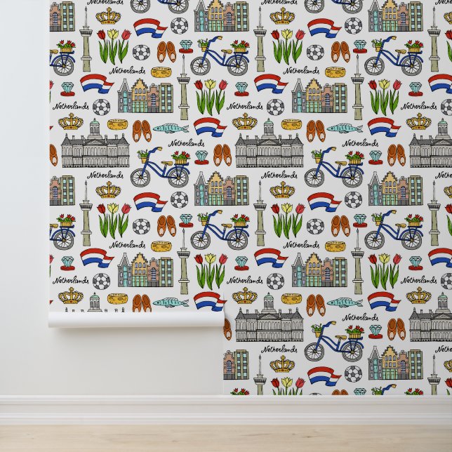 Papier Peint Patters de Netherland (Application)