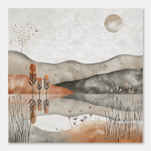 Papier Peint Paysage Abstrait de Boho (3)