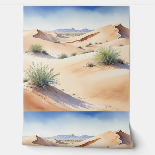 Papier Peint Paysage calme du désert avec des dunes douces