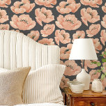 Papier Peint Peach Poppies Sur Grey Élégant Floral<br><div class="desc">Apportez une touche d'élégance à votre maison avec nos Peach Poppies On Grey Elegant Floral Wallpaper! Ce design époustouflant présente de délicats pavots de pêche dressés contre un arrière - plan sophistiqué, créant une atmosphère belle et sereine. Idéal pour une chambre, un salon ou une salle à manger, ce papier...</div>