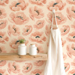 Papier Peint Peach Poppies Sur La Crème Élégante Florale<br><div class="desc">Apportez une touche d'élégance à votre maison avec nos Peach Poppies On Cream Elegant Floral Wallpaper! Ce design époustouflant présente de délicats pavots de pêche dressés contre un arrière - plan sophistiqué, créant une atmosphère belle et sereine. Idéal pour une chambre, un salon ou une salle à manger, ce papier...</div>