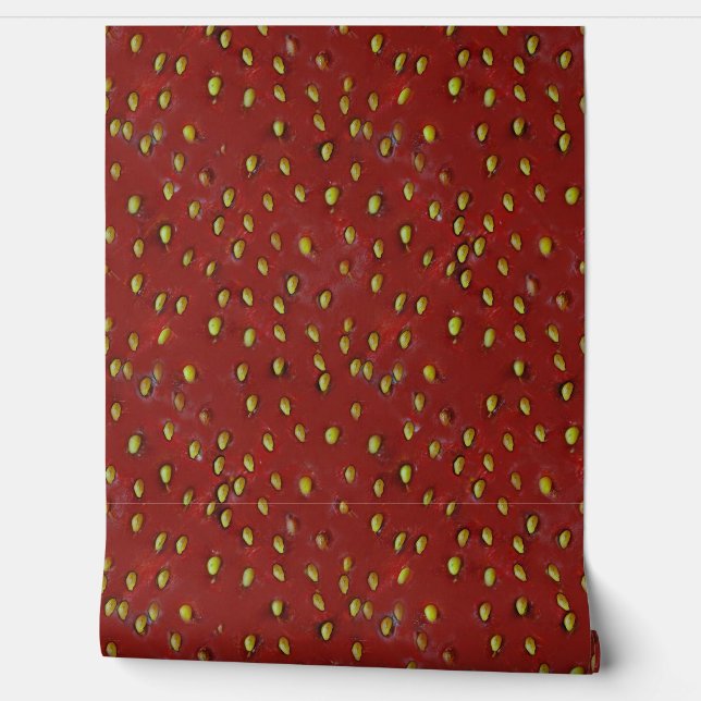 Papier Peint Peau aux fraises (Déroulement)