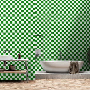 Papier Peint Peigne et bâton blanc et vert