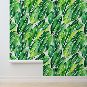 Papier Peint Peinture murale feuille motif répétitif sans coutu