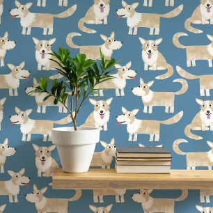 Papier Peint Pembroke Welsh Corgi Motif