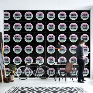 Papier Peint Personnalisable votre logo ici Peel and Stick