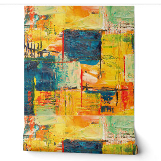 Papier Peint Personnalisé coloré 2' * 12' Vinyle texturé