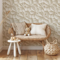 Pétales molles : Crème contemporaine & Flore Beige