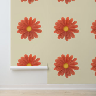 Papier Peint Petals in Motion – Vibrant Flower Graphic