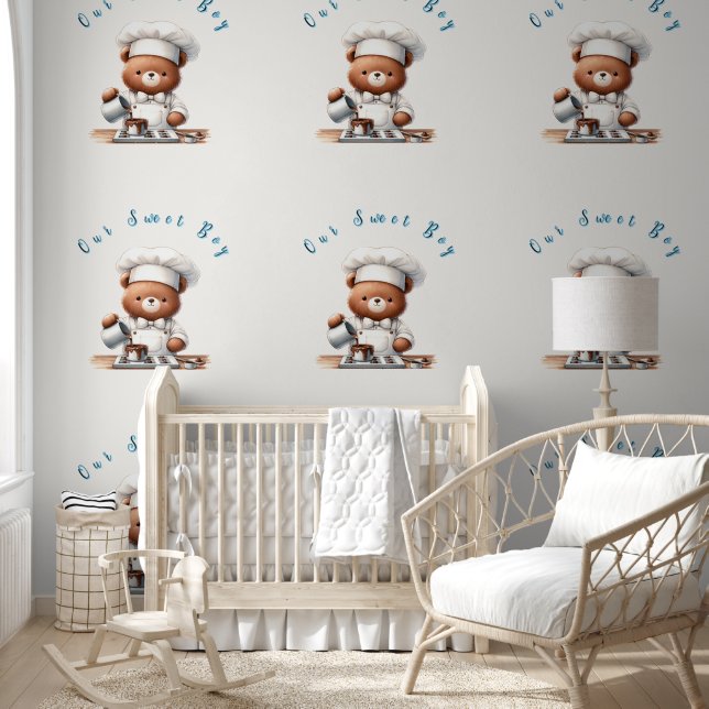 Papier Peint Petit Ours - Notre Douce Filleul (Enfants)