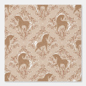 Papier Peint Pferde mit floral Elementen (Recto)