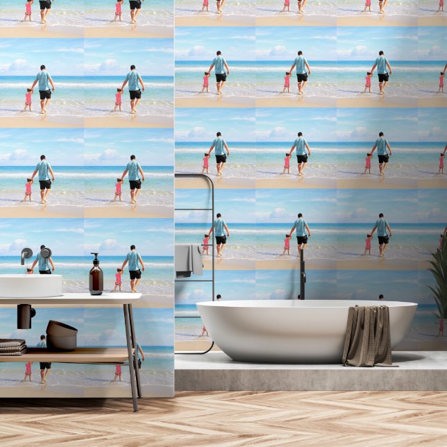 Papier Peint Photo personnalisée Votre propre conception (Salle de bain)