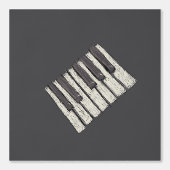 Papier peint Piano Keys (Recto)