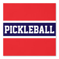 PICKLEBALL Athlète Rouge Blanc Marine Bleu Stripes