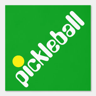 Papier Peint PICKLEBALL Blanc Diagonal Sur Vert Clair