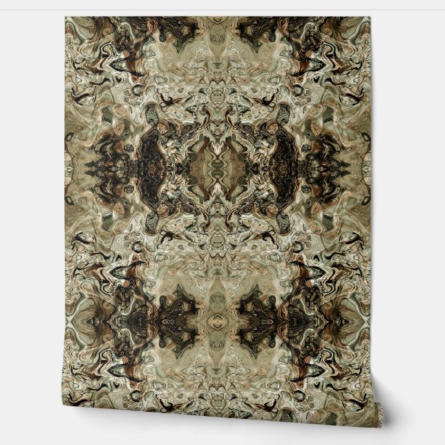 Papier Peint Pierre de marbre Motif Abstraite (Déroulement)