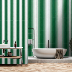 Papier Peint Pine Forest Green Stripes