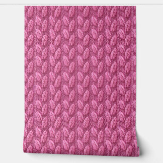 Papier Peint Pink Knit Feather Crochet Pattern