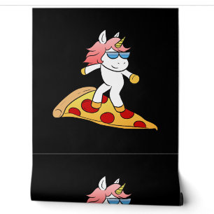 Papier Peint Pizza Unicorn
