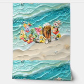 Papier Peint Plage Cocktails Fruits tropicaux Fête de Bachelore (Déroulement)