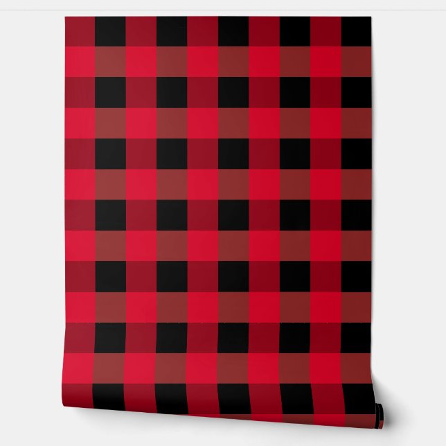 Papier Peint Plaid de Buffalo (Déroulement)