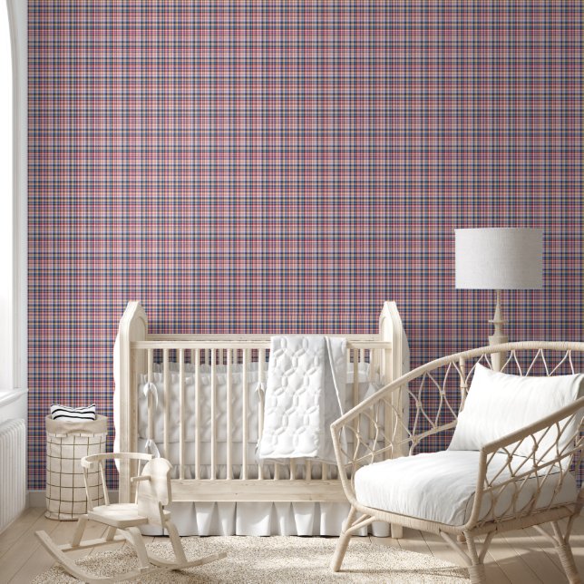 Papier Peint Plaids mignons/fleurs (Enfants)