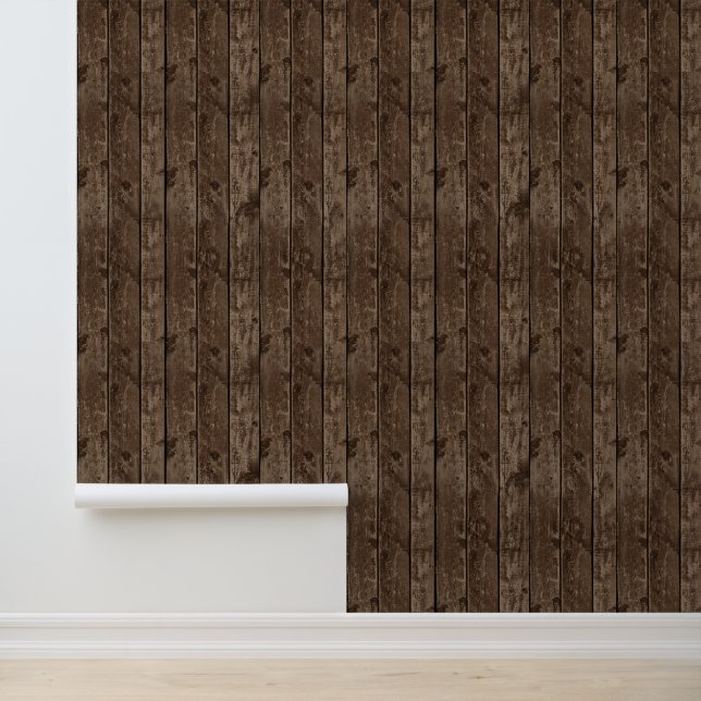 Papier Peint Planches de bois (Application)