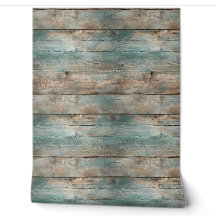 Planches de clôture en bois bleu usé de style rust