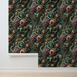 Papier Peint Plante et pandemonium - gothique baroque