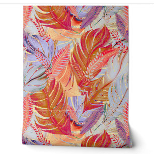 Papier Peint Plumes de Boho