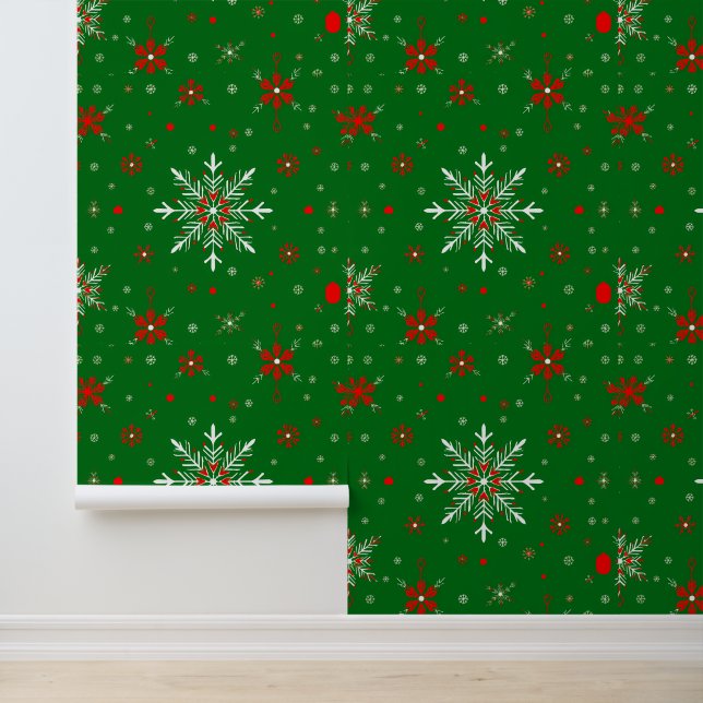 Papier Peint Pneus rouges et blancs sur vert (Application)