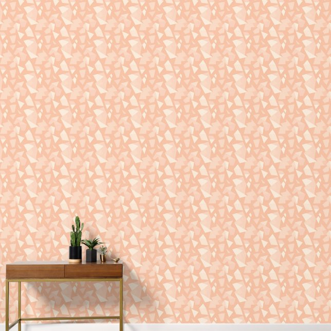 Papier Peint Poche simple et géométrique blanche | (Couloir)