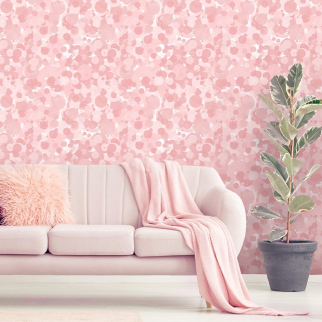 Papier Peint Points et cercles en fleurs (Créateur téléchargé)