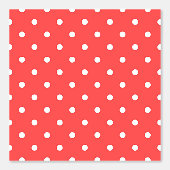 Papier Peint Points rouges blancs (Recto)