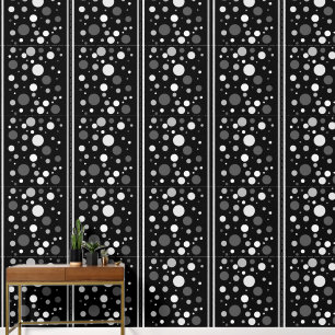 Papier Peint Pois monochromes et rayures